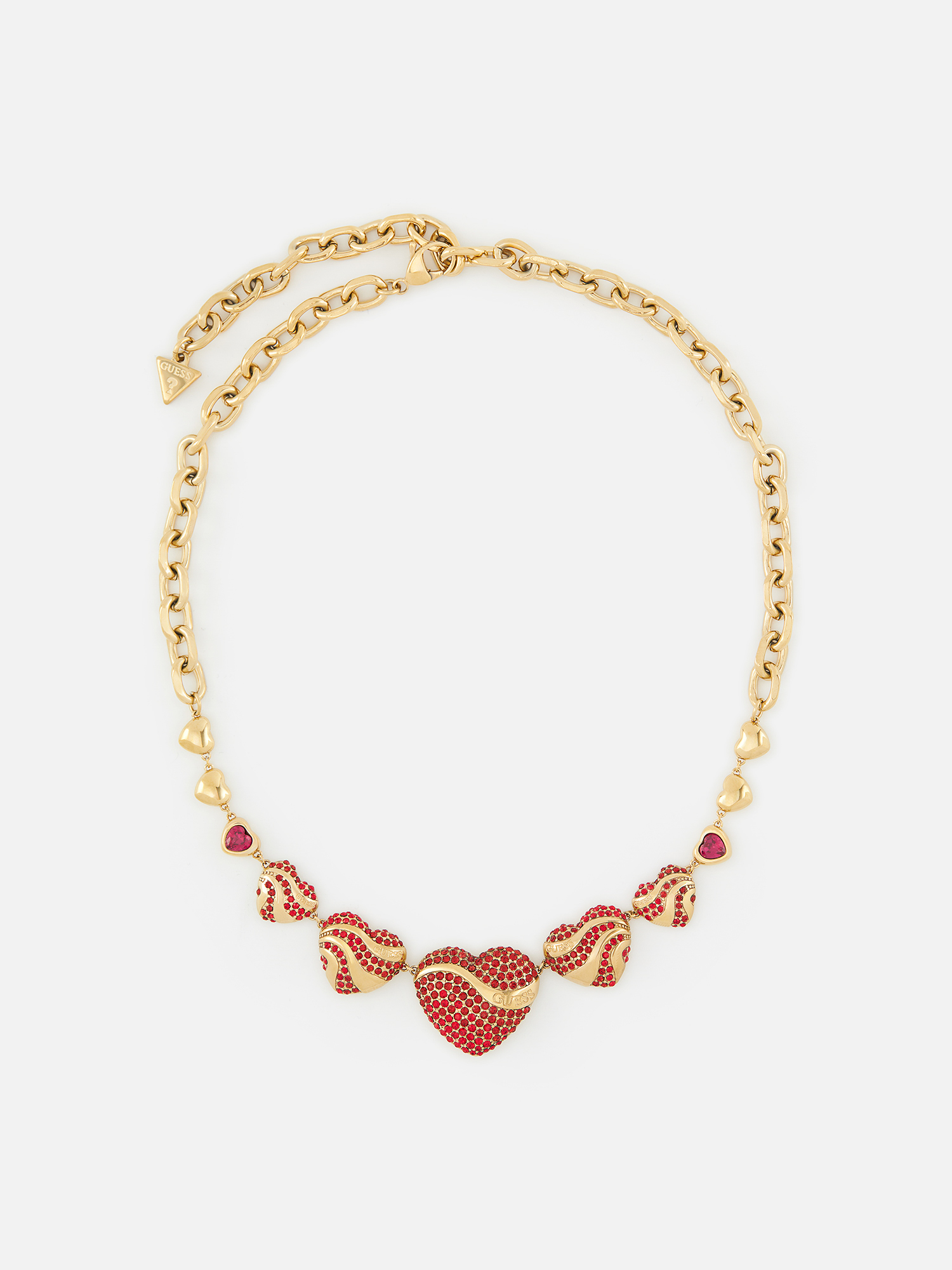 

Колье из стали 45,5 см Guess JUBN04483JWYGRDT/U, фианит, JUBN04483JW