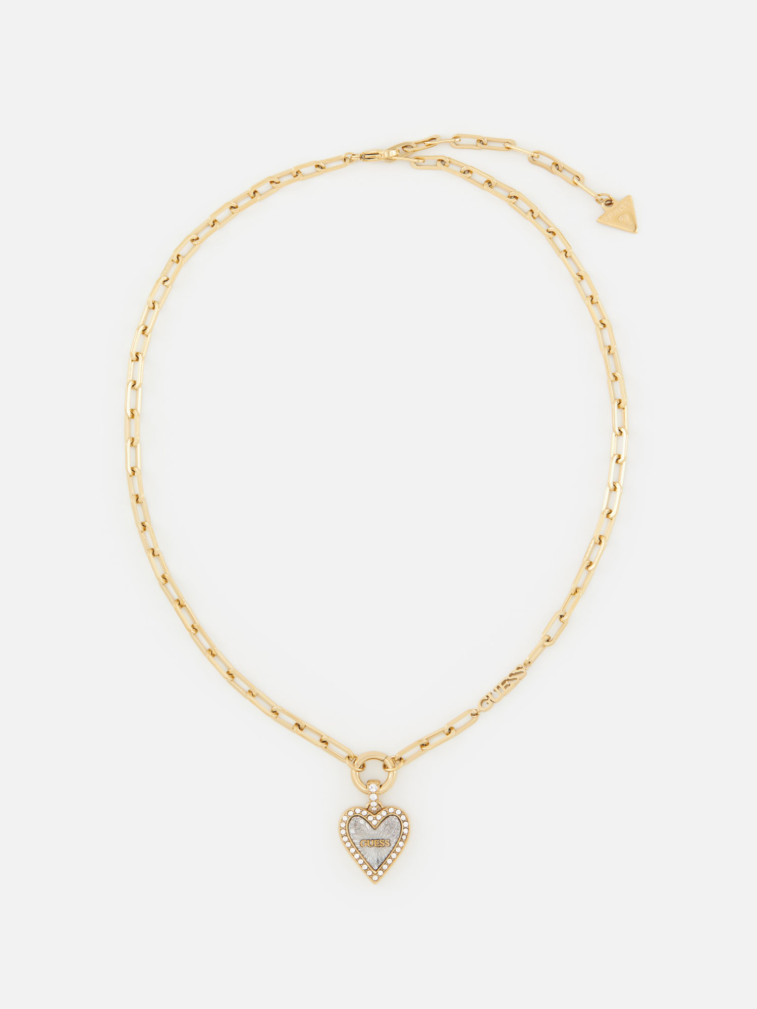 

Колье из стали 45 см Guess JUBN03238JWYGRHT/U, стекло/эмаль, JUBN03238JWYGRHT/U