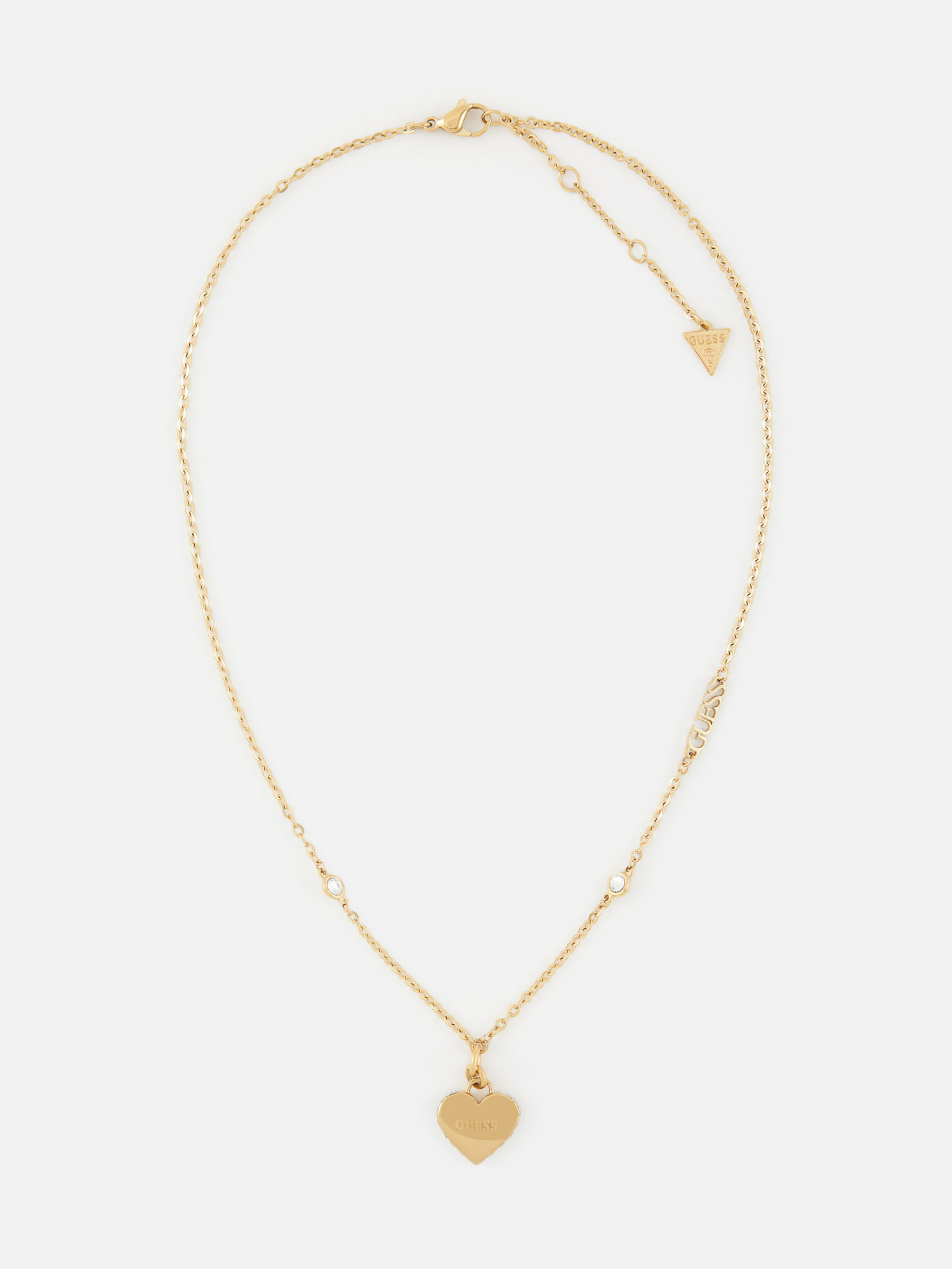 

Колье из стали 40,6 см Guess JUBN02230JWYGT/U, стекло, JUBN02230JWYGT/U