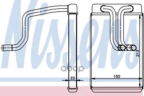 

Радиатор отопителя Nissens 77620, Радиатор отопителя Nissens 77620 Nissens 77620