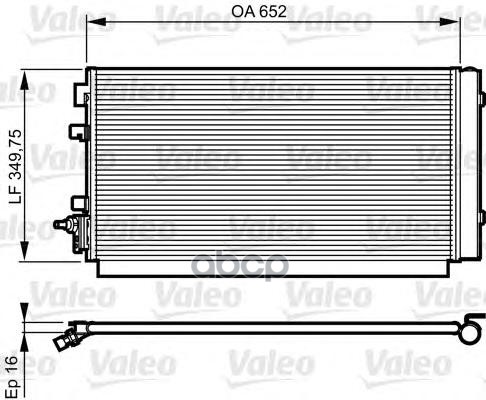 

Радиатор кондиционера Valeo 814187, Радиатор кондиционера Valeo 814187 Valeo 814187