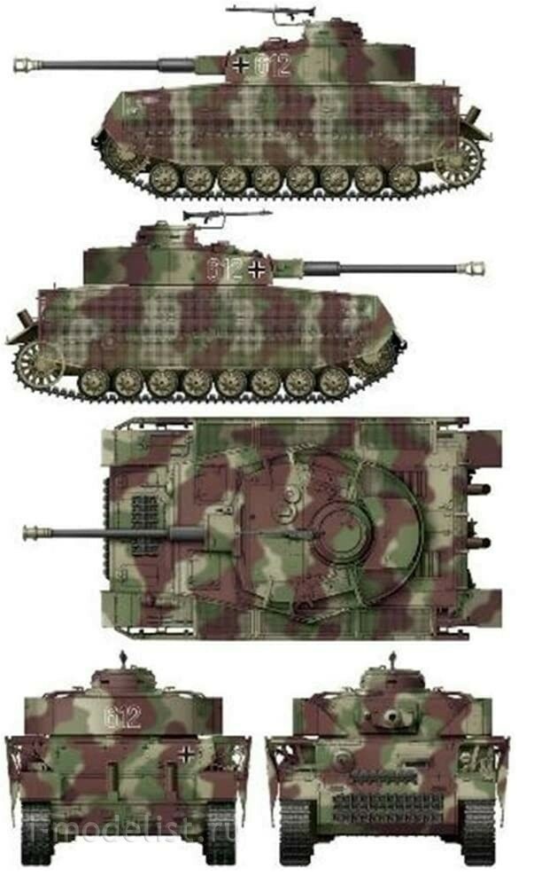 фото Bd0108 border model 1/35 камуфляжная маска для танка pz.kpfw iv ausf. g (средний)