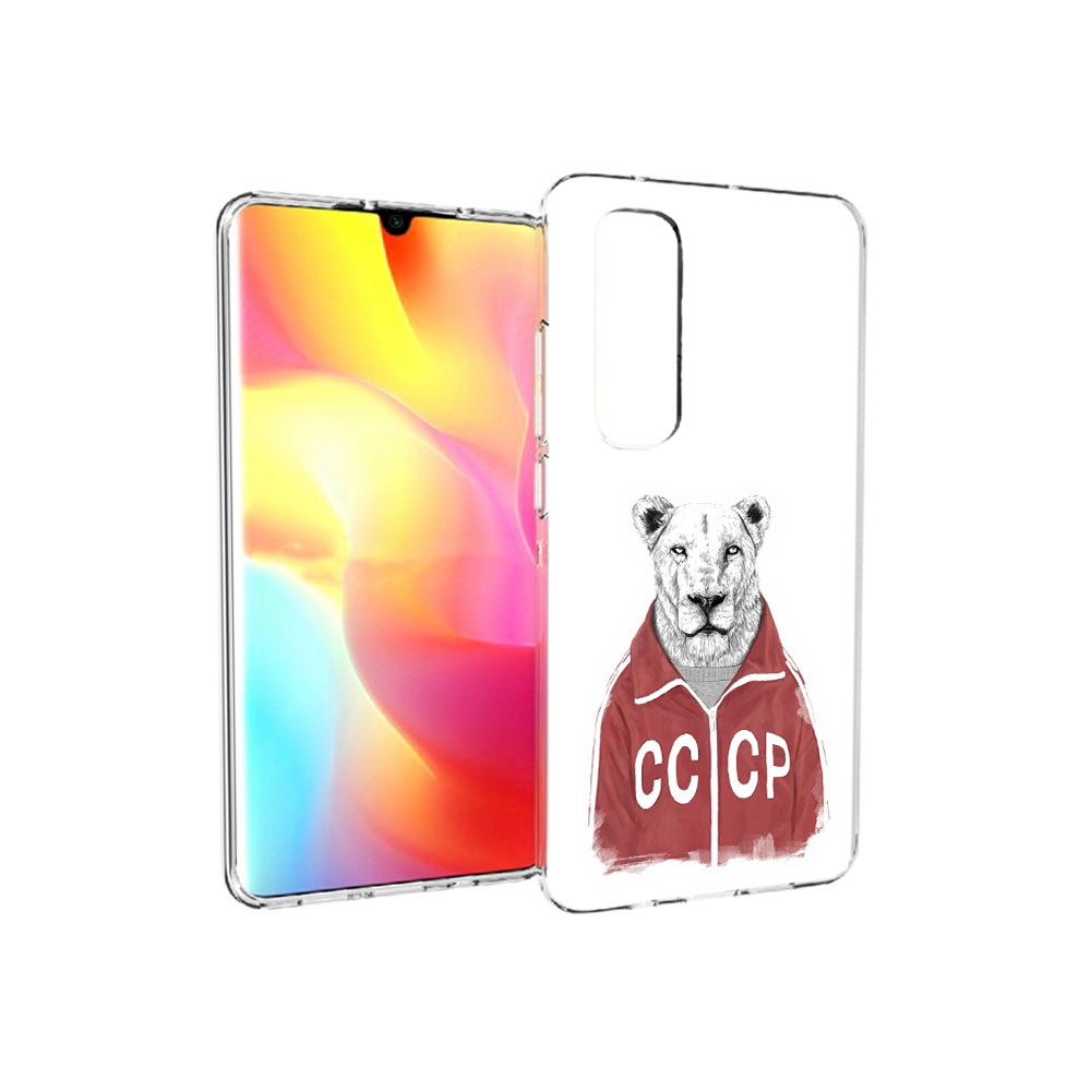 

Чехол MyPads Tocco для Xiaomi Mi Note 10 Lite львица ссср (PT149714.254.450), Прозрачный, Tocco