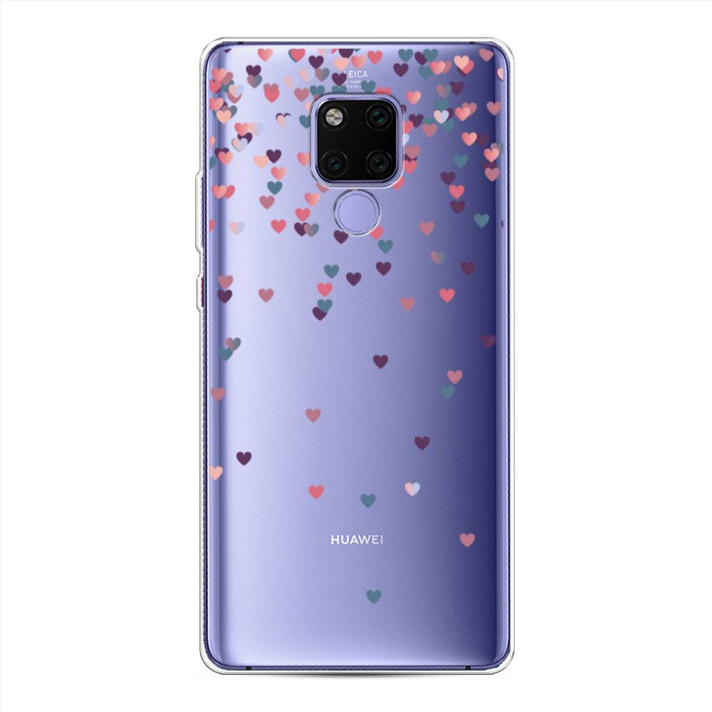 

Чехол для Huawei Mate 20X "Посыпка сердечки", Розовый;фиолетовый, 66950-3