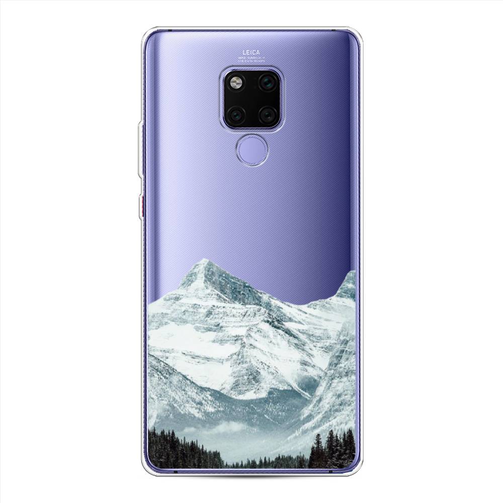

Чехол для Huawei Mate 20X "Горы арт 1", Белый;зеленый, 66950-2