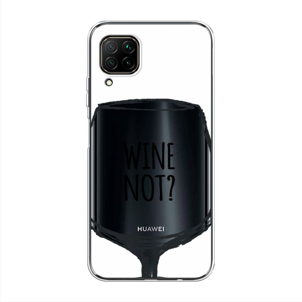 

Чехол на Huawei Nova 6 SE "Wine not white", Белый, 611750-6