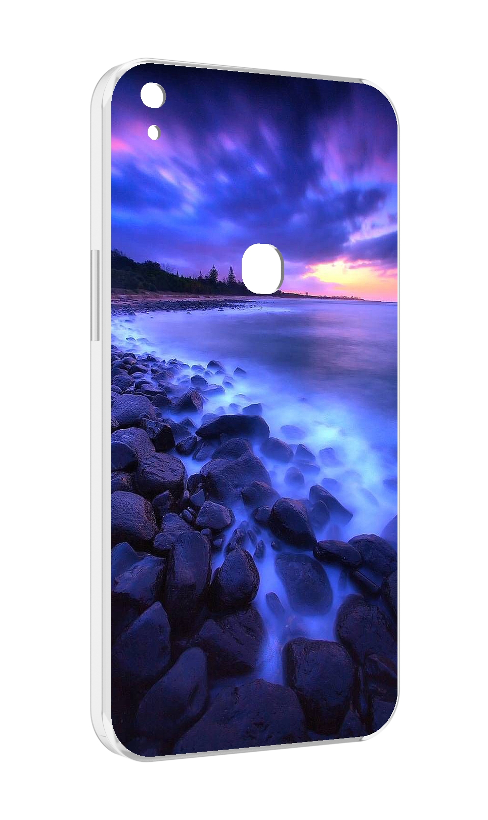 

Чехол MyPads неоновый берег для Alcatel SHINE LITE 5080X 5.0, Прозрачный, Tocco