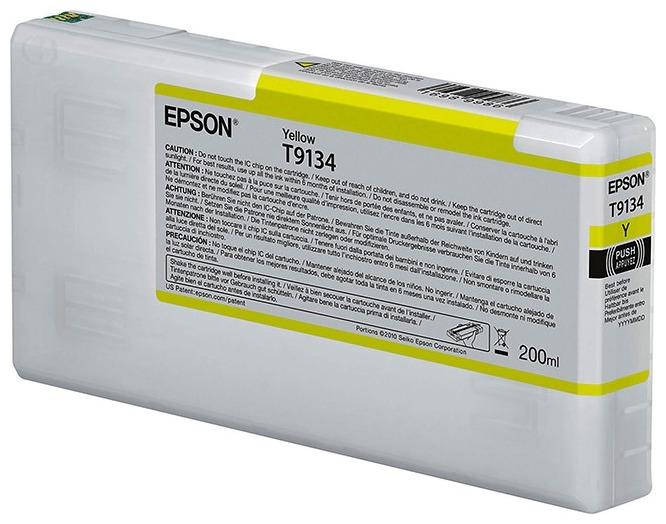

Картридж для струйного принтера Epson T9134 (C13T913400) желтый, T9134