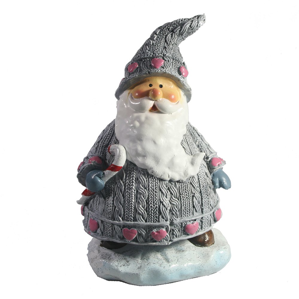 

Фигура декоративная Дед мороз с карамелькой 9*11*18см KSMR-715336/W138