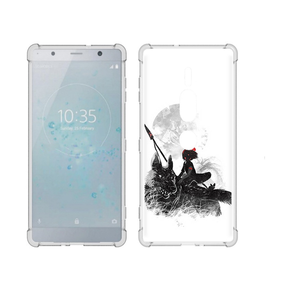 

Чехол MyPads Tocco для Sony Xperia XZ2 Premium мононоке, Прозрачный, Tocco