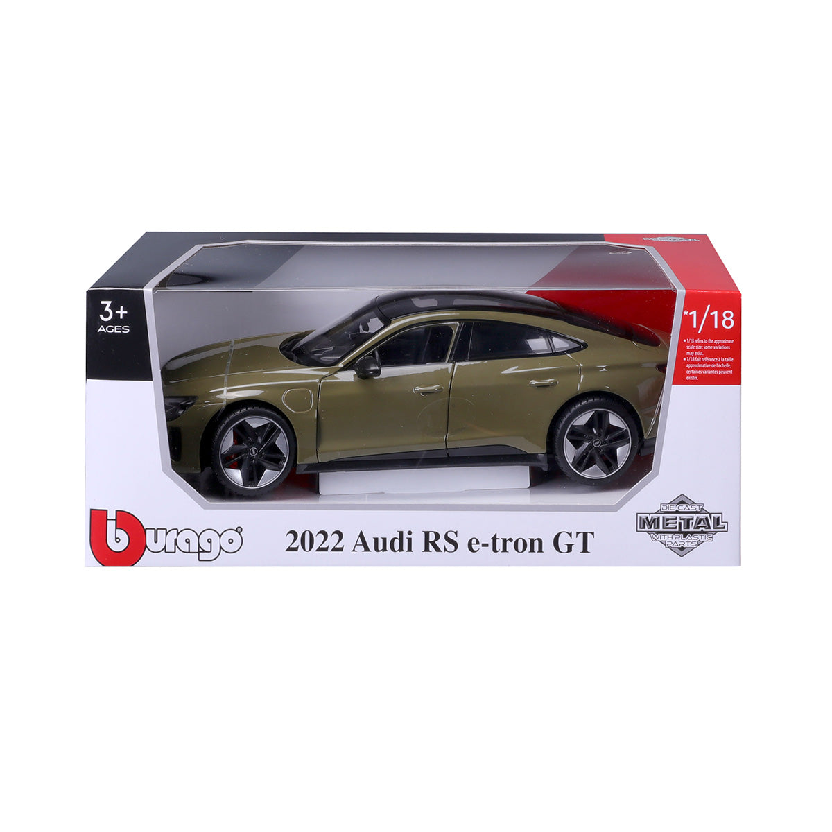 

Машинка Bburago 2022 Audi RS e-tron GT Хаки 1:18 18-11050, 18-11050