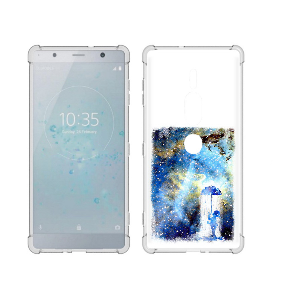 

Чехол MyPads Tocco для Sony Xperia XZ2 Premium мальчик в небе, Прозрачный, Tocco