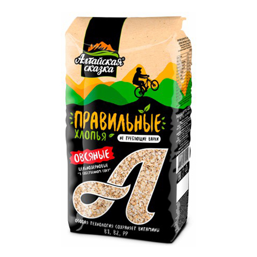 Хлопья Алтайская сказка овсяные 350 г