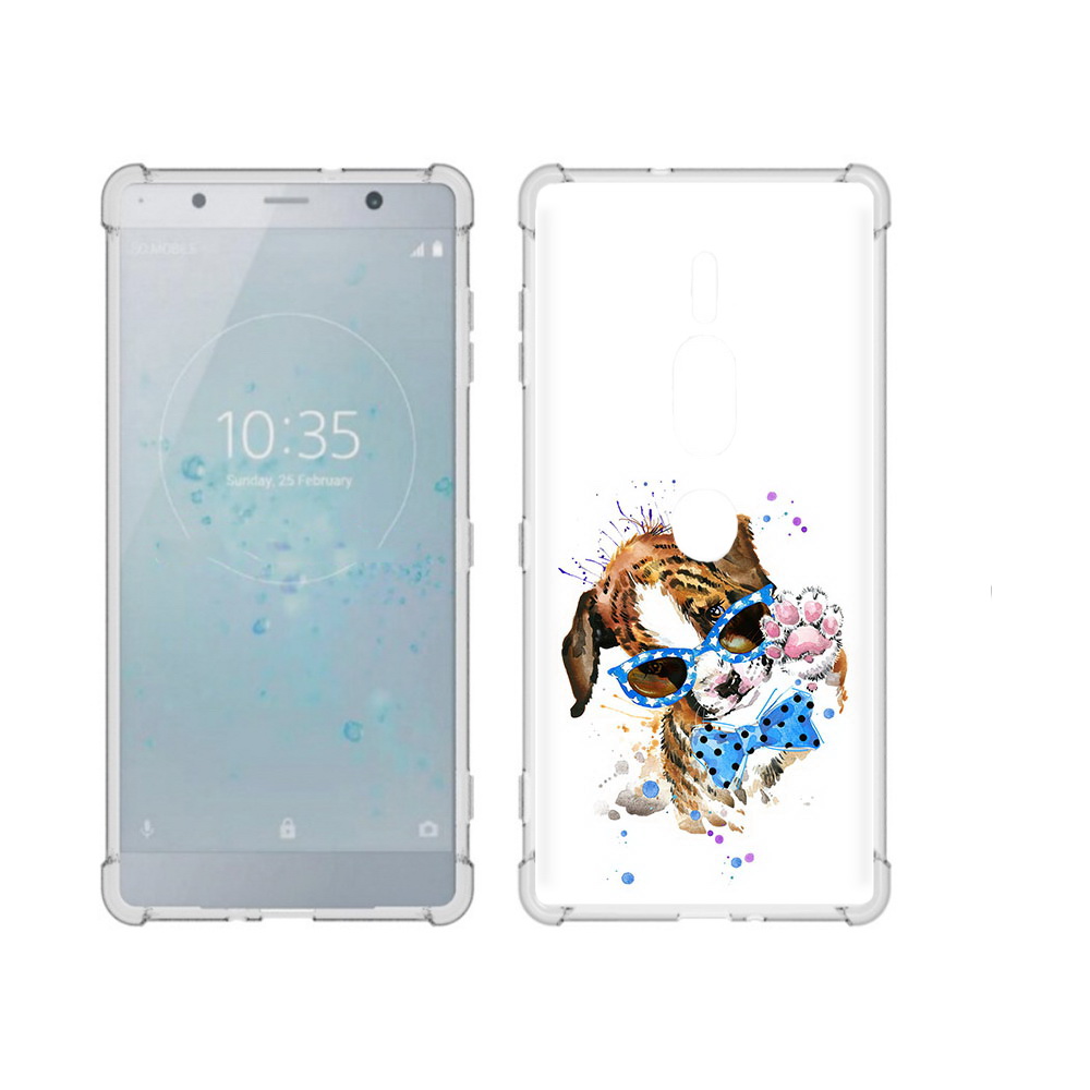 

Чехол MyPads Tocco для Sony Xperia XZ2 Premium лапочка, Прозрачный, Tocco