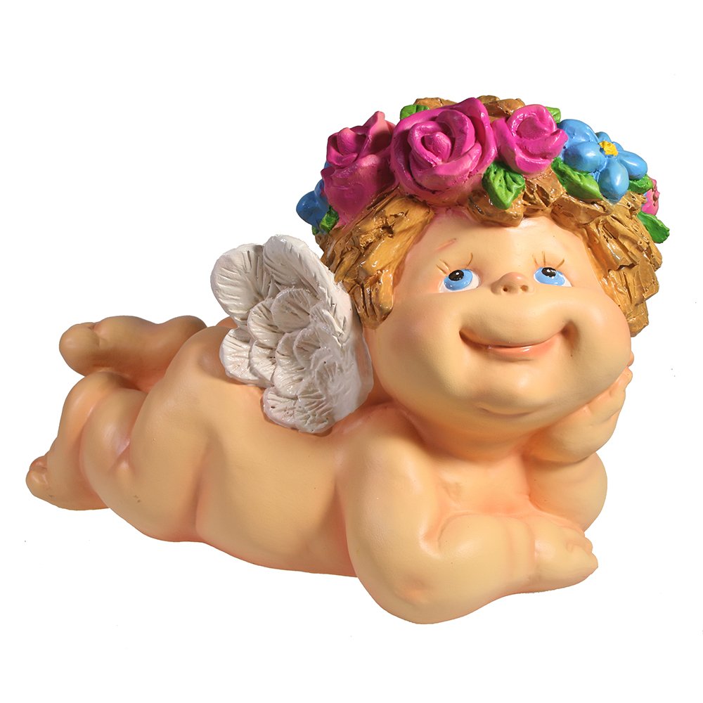 

Фигура декоративная Ангел лежит (акрил), 31*19.5*21см KSMR-713628/A081, Бежевый