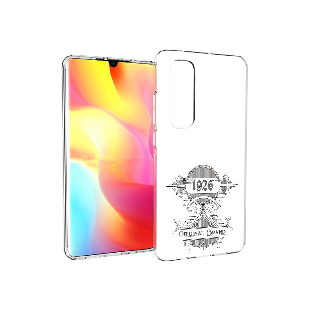 

Чехол MyPads Tocco для Xiaomi Mi Note 10 Lite логотип черно белый (PT149714.254.446), Прозрачный, Tocco