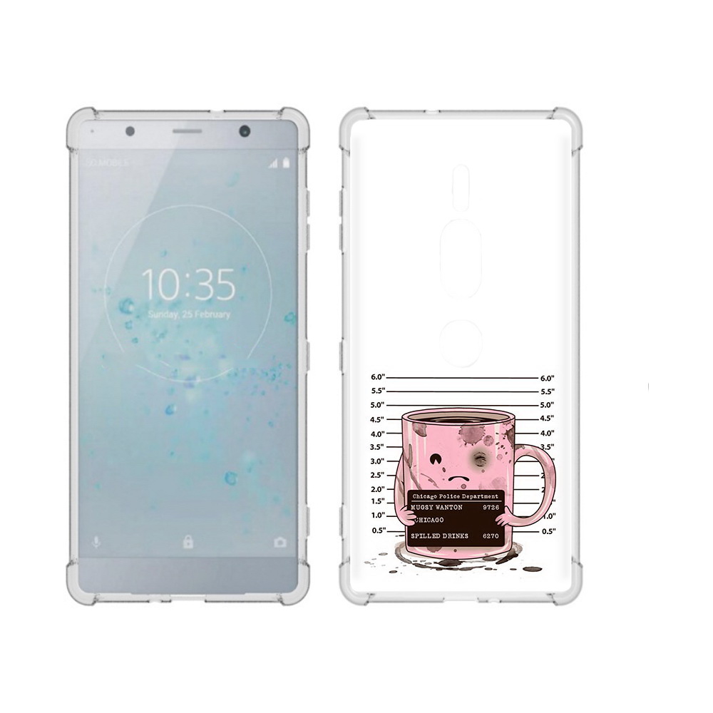 

Чехол MyPads Tocco для Sony Xperia XZ2 Premium кружка, Прозрачный, Tocco