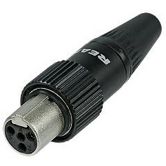 Разъем mini XLR (Mама) REAN Connectors RT5FCT-B