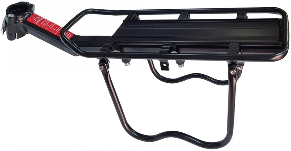 Багажник HS-022B консольный, алюминий, с эксцентриком, с защитными дугами, с пружиной, мак