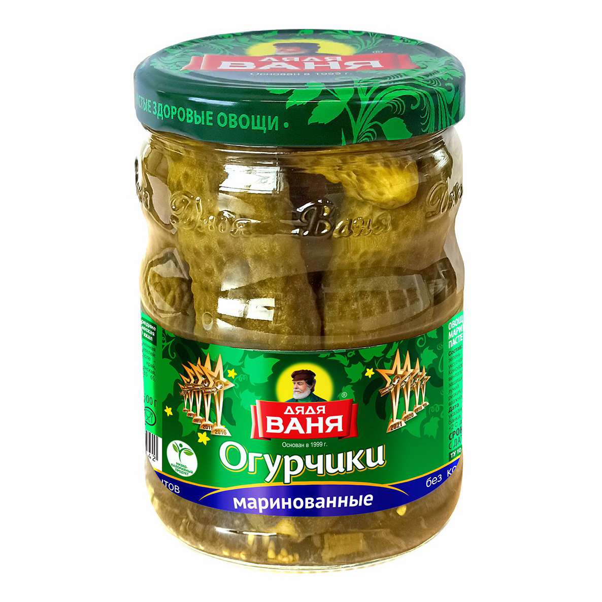 

Огурчики Дядя Ваня маринованные 950 г