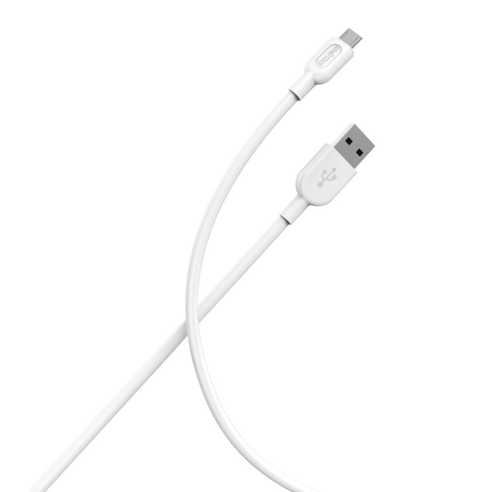 Кабель Smartbuy USB-microUSB 1 м белый 465₽