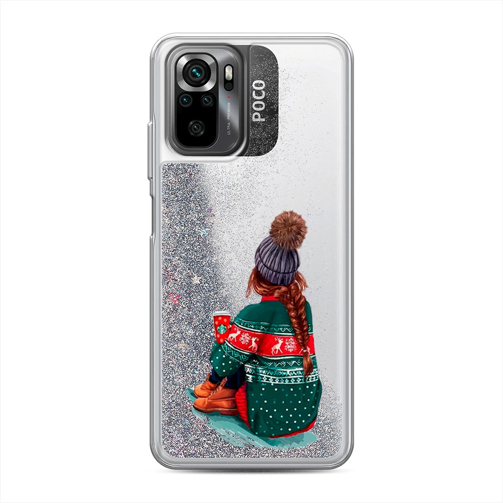 

Чехол Awog на Xiaomi Redmi Note 10/ Redmi Note 10S/ Poco M5s "Winter dreams", Красный;коричневый, 316291-1