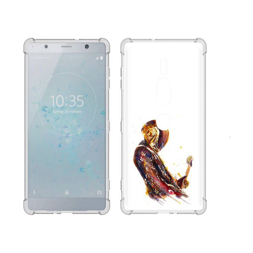 

Чехол MyPads Tocco для Sony Xperia XZ2 Premium космо-музыкант, Прозрачный, Tocco
