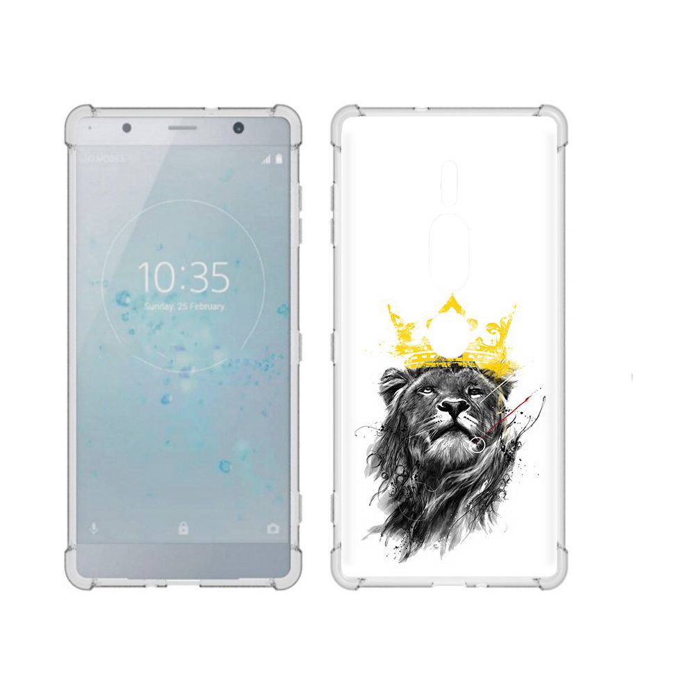 

Чехол MyPads Tocco для Sony Xperia XZ2 Premium король-лев, Прозрачный, Tocco