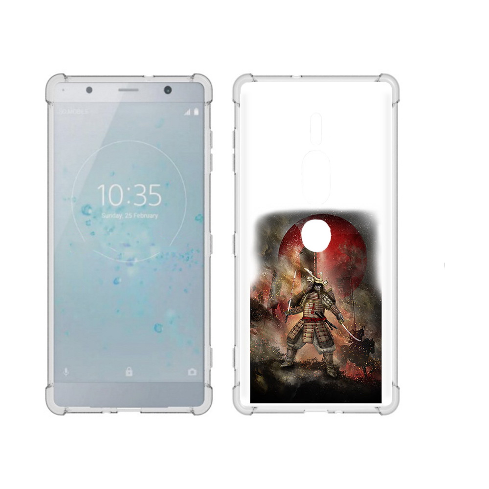

Чехол MyPads Tocco для Sony Xperia XZ2 Premium китайскийвоин, Прозрачный, Tocco