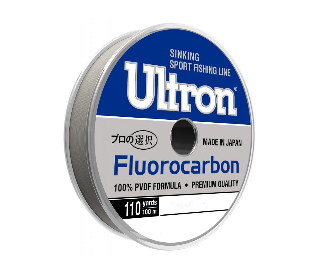 Флюорокарбоновая леска для рыбалки ULTRON Fluorocarbon (- / 1 / 0.35 / 9.5 / 100 / 1 /