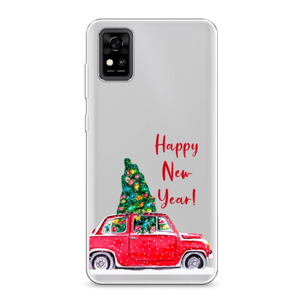 

Чехол на ZTE Blade A31 "Happy New Year", Красный;зеленый, 134650-5