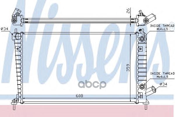 

Радиатор [608x359] Nissens 68005a, Радиатор [608x359] Nissens 68005a Nissens 68005a