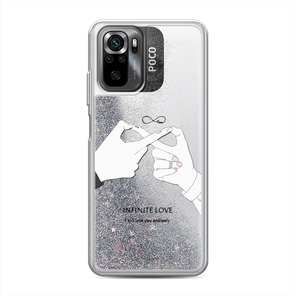 

Чехол Awog на Xiaomi Redmi Note 10/ Redmi Note 10S/ Poco M5s "Любовь навсегда", Бежевый, 316291-1