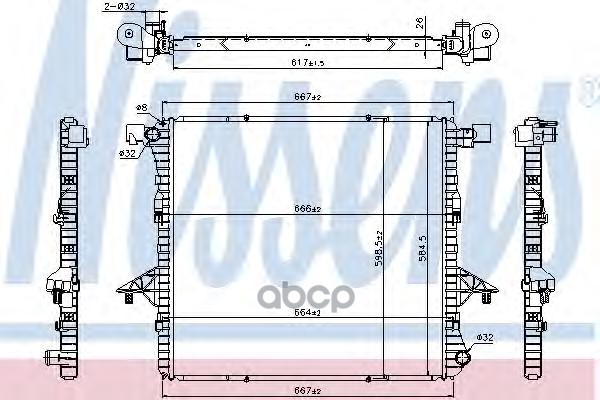 

NS65298 радиатор охлаждения МКППVW Amarok 2.0TDI 10>