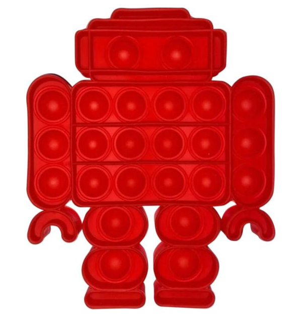 

Игрушка-антистресс Красный робот 12,3 × 15 см