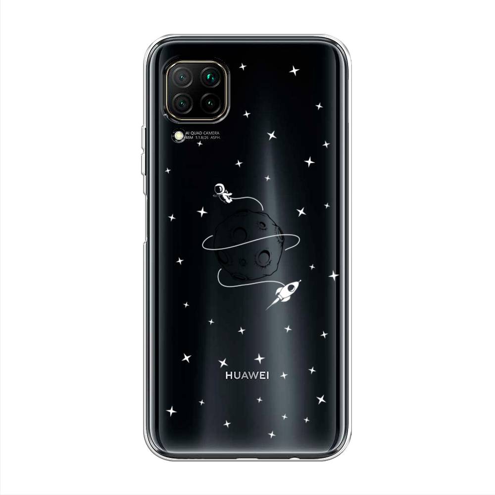

Чехол на Huawei Nova 6 SE "Полет вокруг луны", Белый;серый;черный, 611750-2