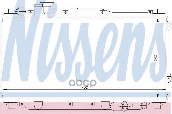 

NS66604 радиатор системы охлаждения KIA Sephia/Shuma 1.5-1.8 16V 95>
