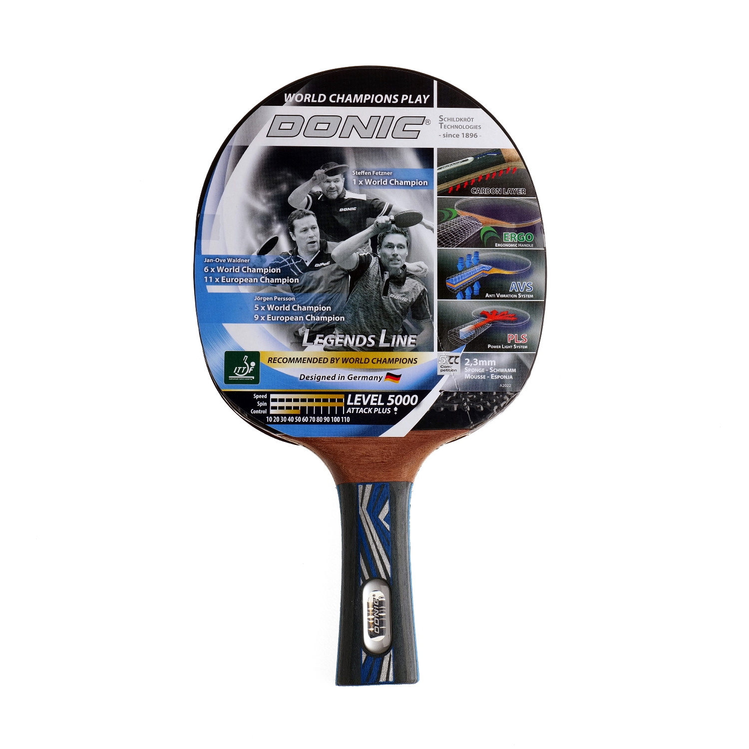 Ракетка для настольного тенниса Donic/Schildkrot Legends 5000 754439, CV