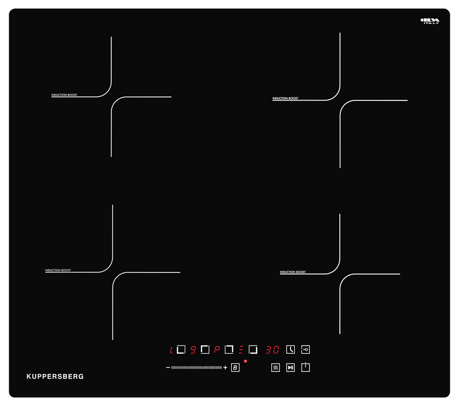 Встраиваемая варочная панель индукционная KUPPERSBERG ICS 607 черный