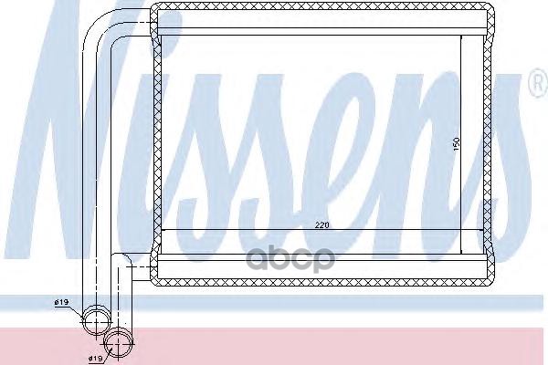 

NS77527 радиатор печки KIA Rio 1.5CRDi 05>