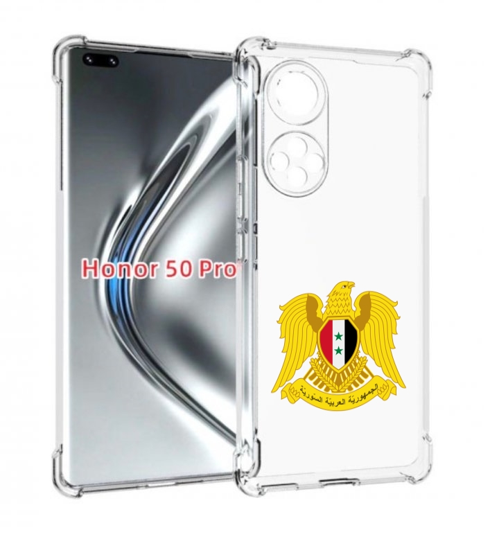 

Чехол бампер MyPads герб-сирии для Honor 50 Pro/Nova 9 Pr, Прозрачный, Tocco