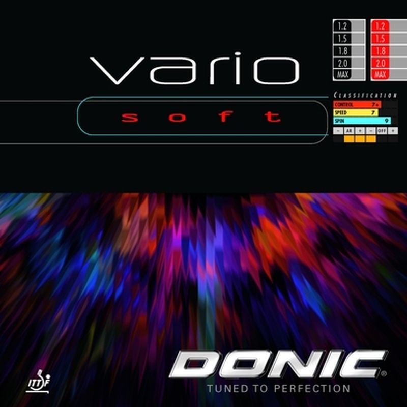 

Накладка для настольного тенниса Donic Vario Soft, Red, Max, Vario Soft