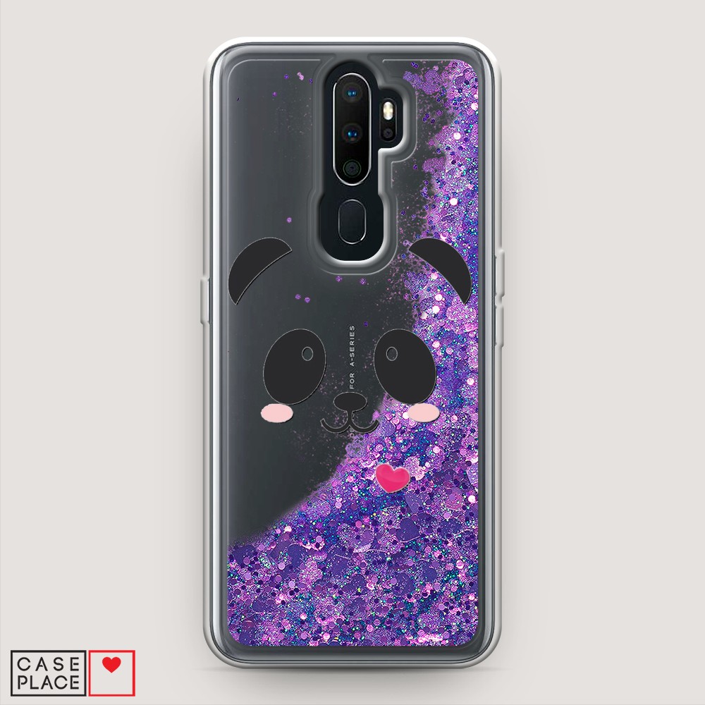 

Чехол Awog на Oppo A5/A9 2020 "Влюбленный панда контур", Разноцветный, 251392-1