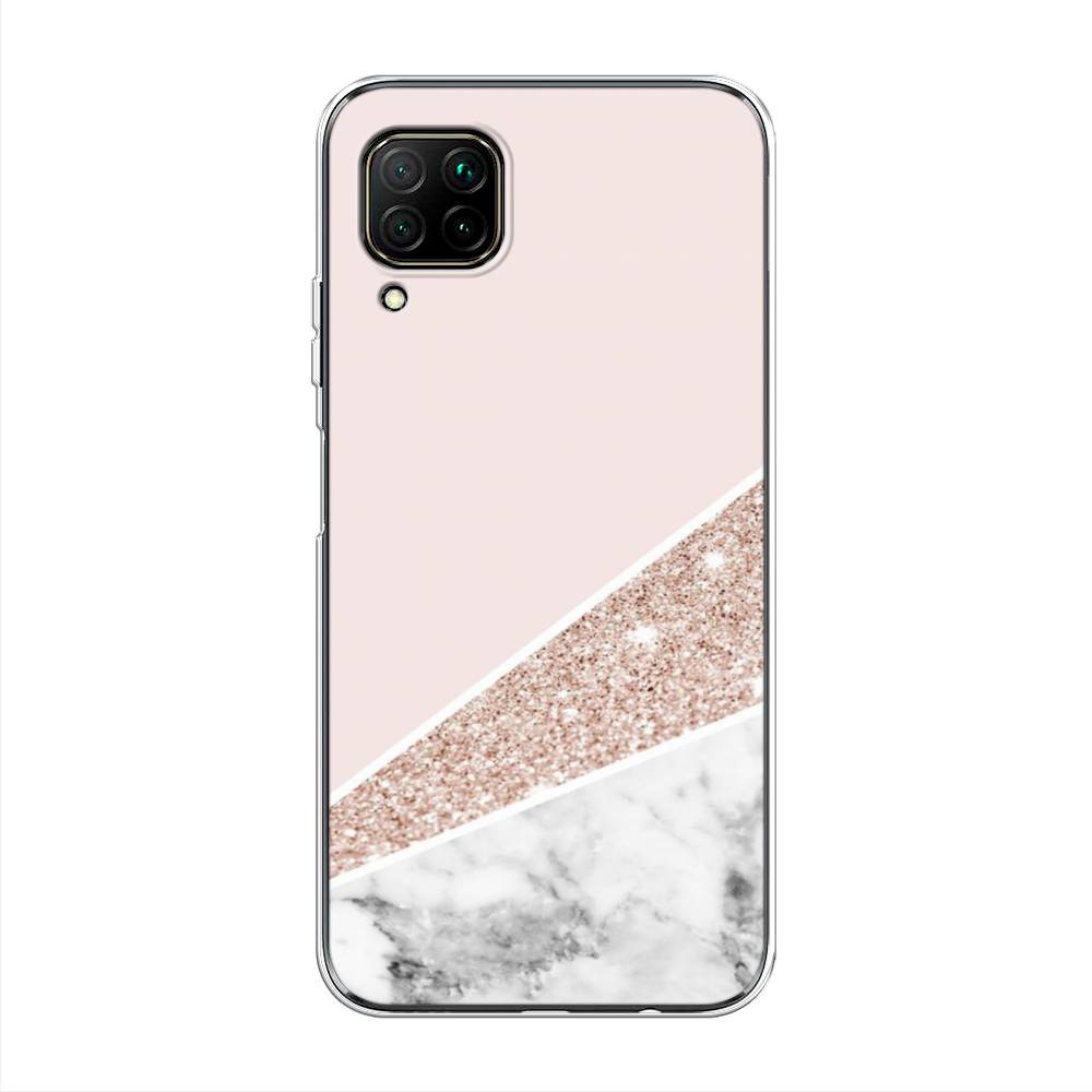 

Чехол на Huawei Nova 6 SE "Блестящий розовый мрамор", 611750-3