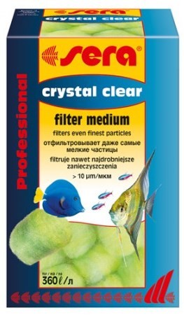 фото Наполнитель для внутреннего фильтра sera crystal clear professional, вата, 12 шт, 30 г