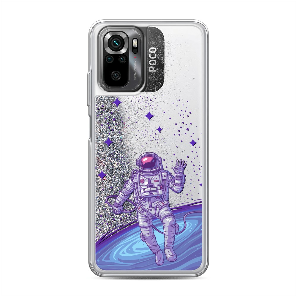 

Чехол Awog на Xiaomi Redmi Note 10/10S/Poco M5s "Космонавт в открытом космосе", Синий, 316291-1