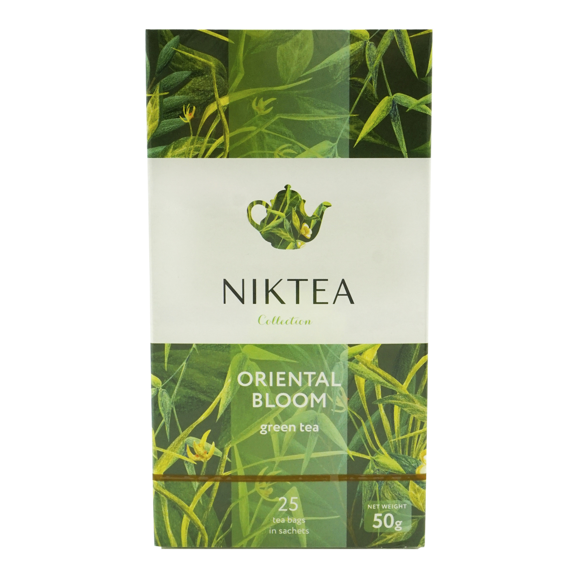 Чай зеленый Niktea Oriental Bloom в пакетиках 2 г х 25 шт 210₽