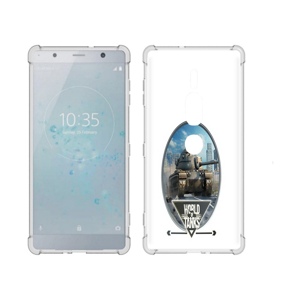 

Чехол MyPads Tocco для Sony Xperia XZ2 Premium игра с танками, Прозрачный, Tocco