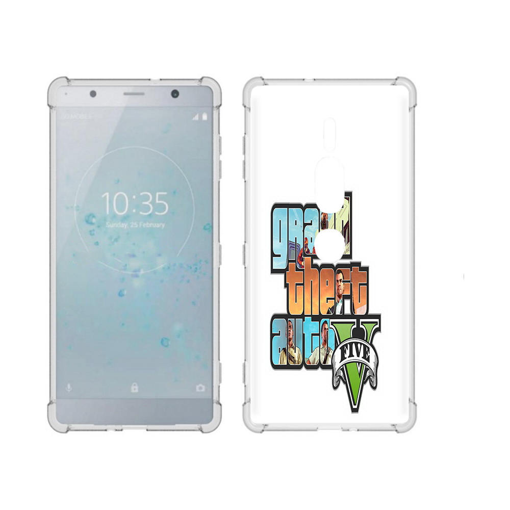 

Чехол MyPads Tocco для Sony Xperia XZ2 Premium игра гта, Прозрачный, Tocco