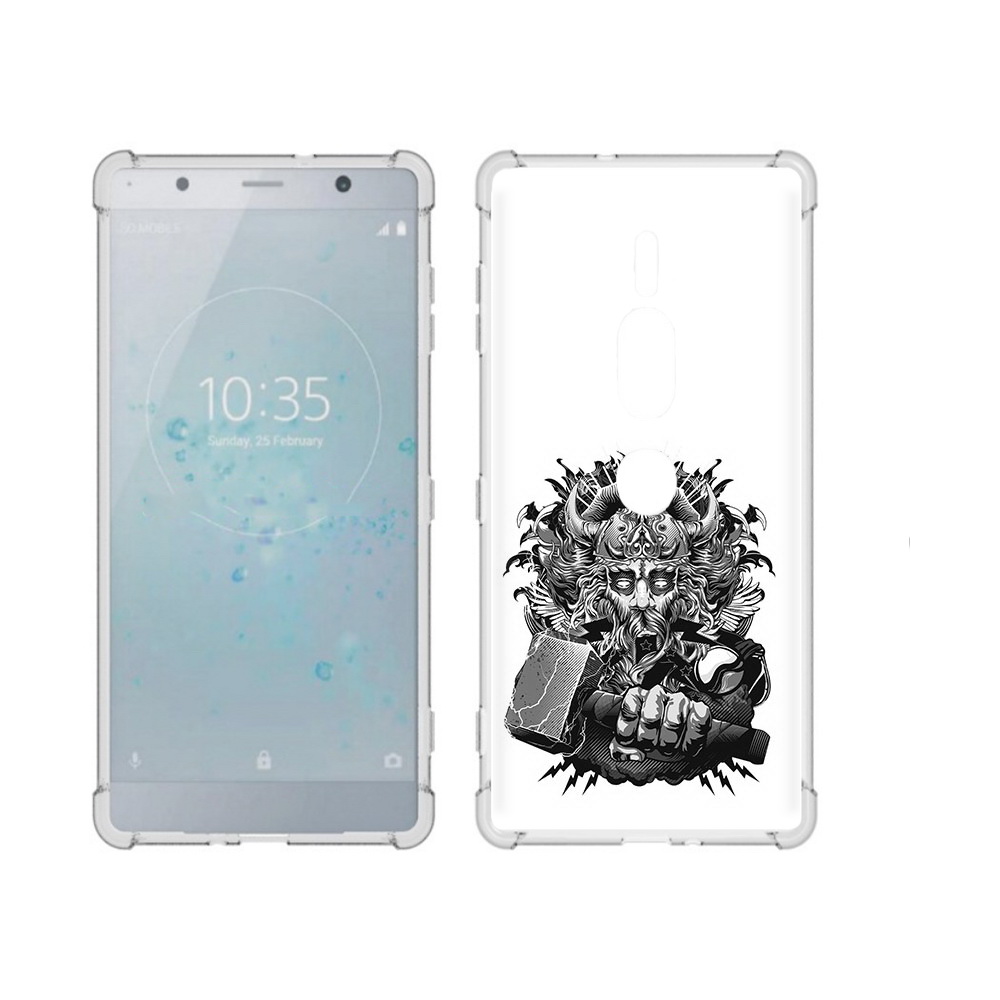

Чехол MyPads Tocco для Sony Xperia XZ2 Premium злой тор, Прозрачный, Tocco